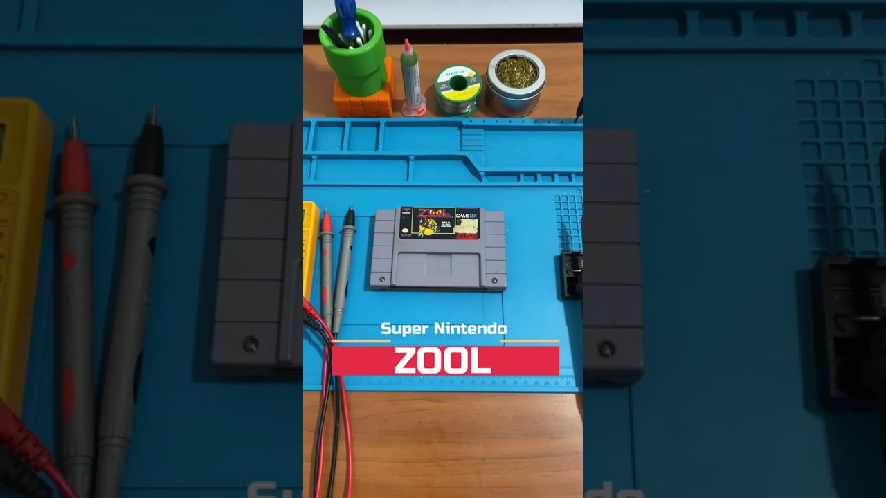 Video Tutorial reparación juego Super Nintendo te enseño como hacerlo #videojuegosretro #retrogaming