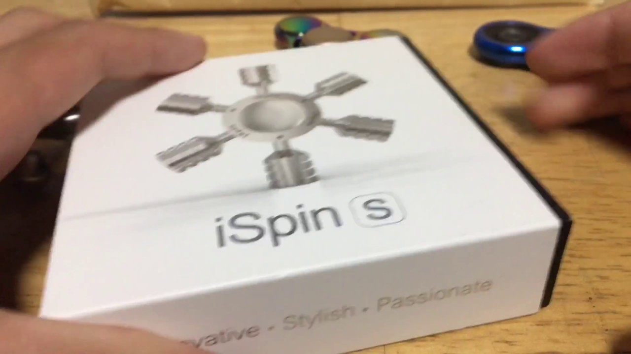 ハンドスピナー開封  ispin s