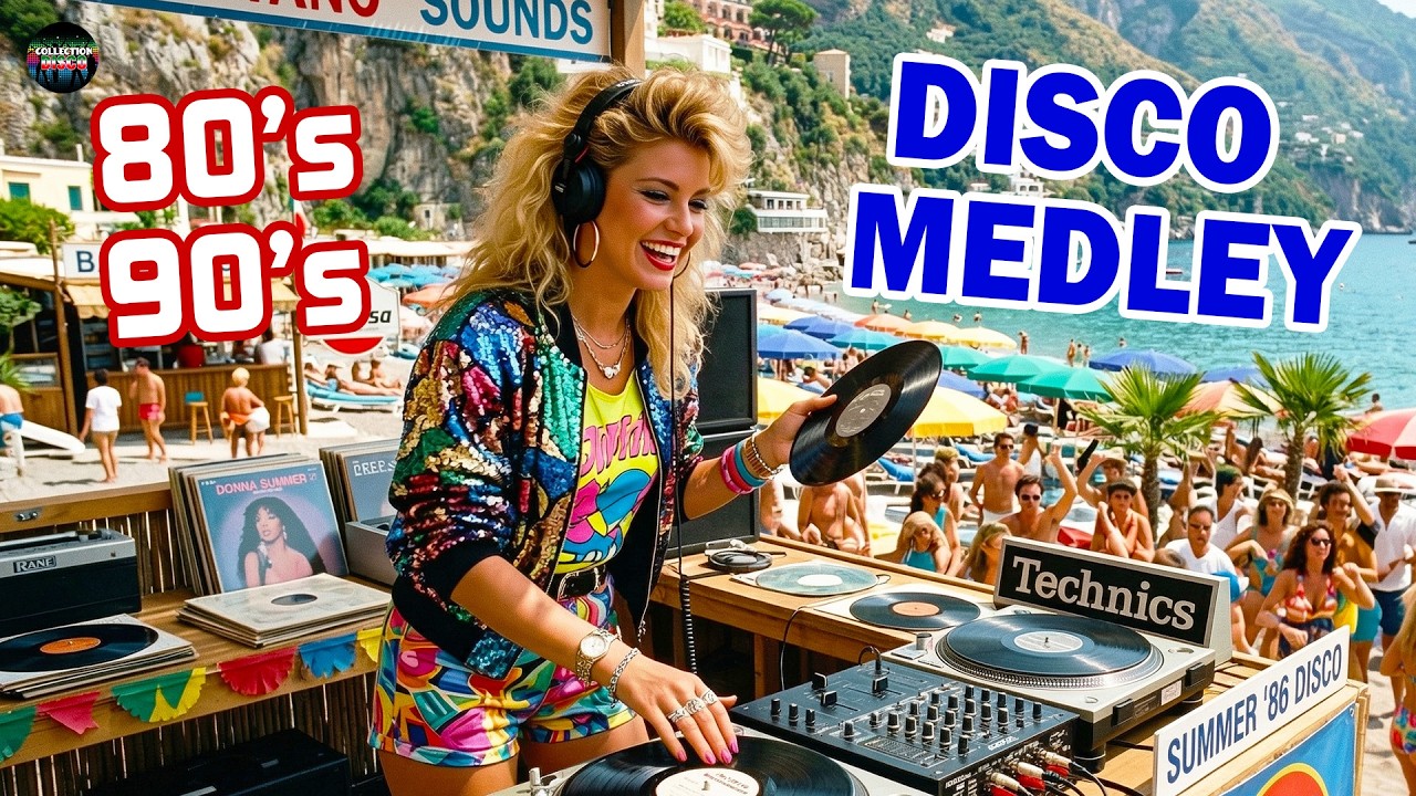 Nonstop Disco Dance Medley - Best of Disco Megamix - Disco 70s 80s 90s Flashback