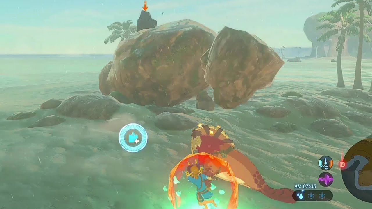 【ブレワイ】依頼を受けて、スナザラシは海岸の砂浜を泳げるのか試してみた【ドリカラ】【ゼルダの伝説ブレスオブザワイルド,BotW,ゼル伝,字幕実況】