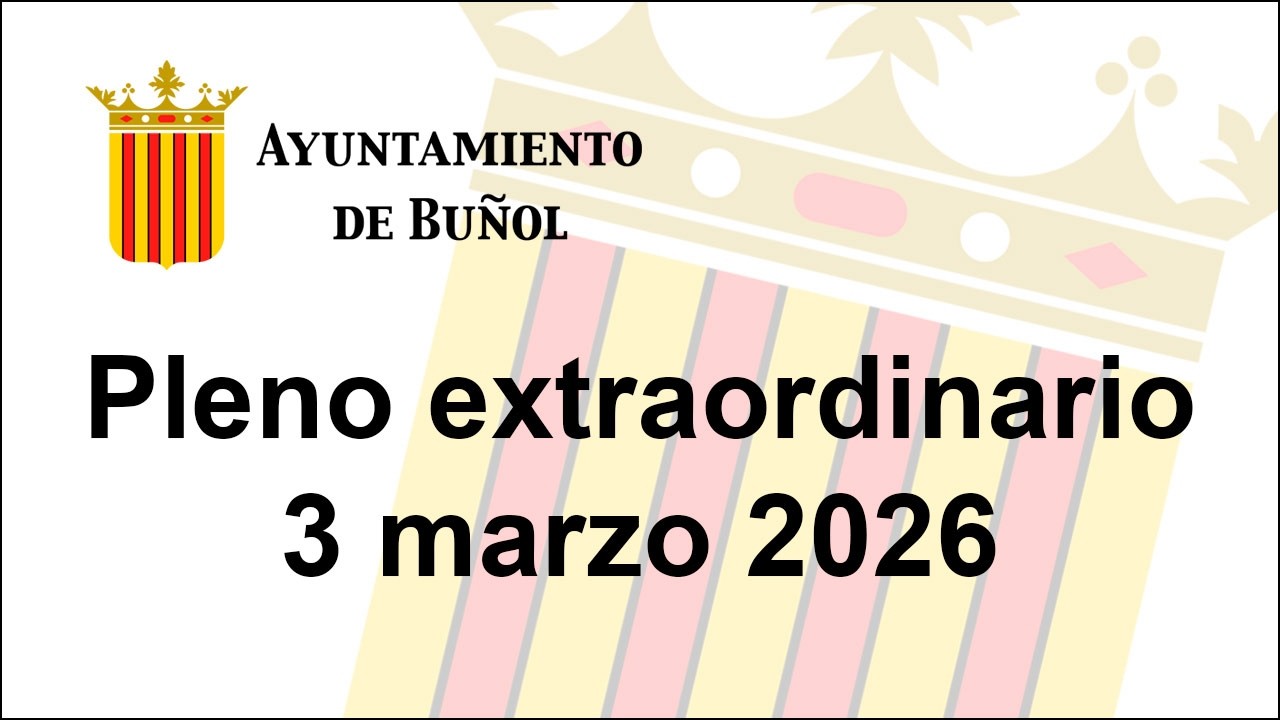 Pleno Extraordinario del 3 de marzo de 2026