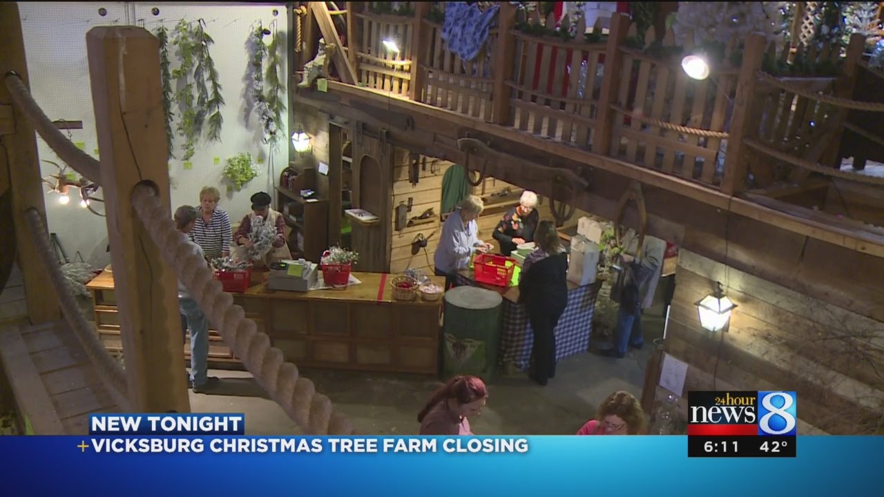 Deer cause Christmas barn in Vicksburg to close
