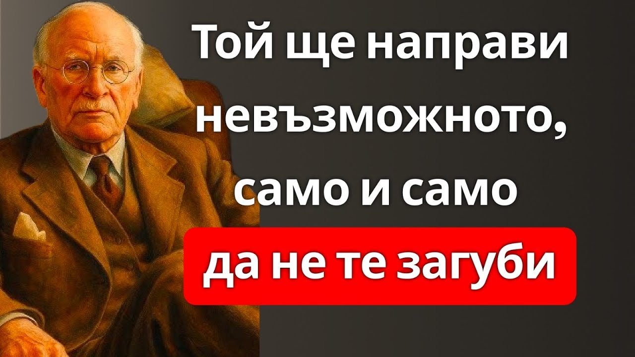 Този човек ще направи нещо неочаквано, за да не те загуби | Carl Jung