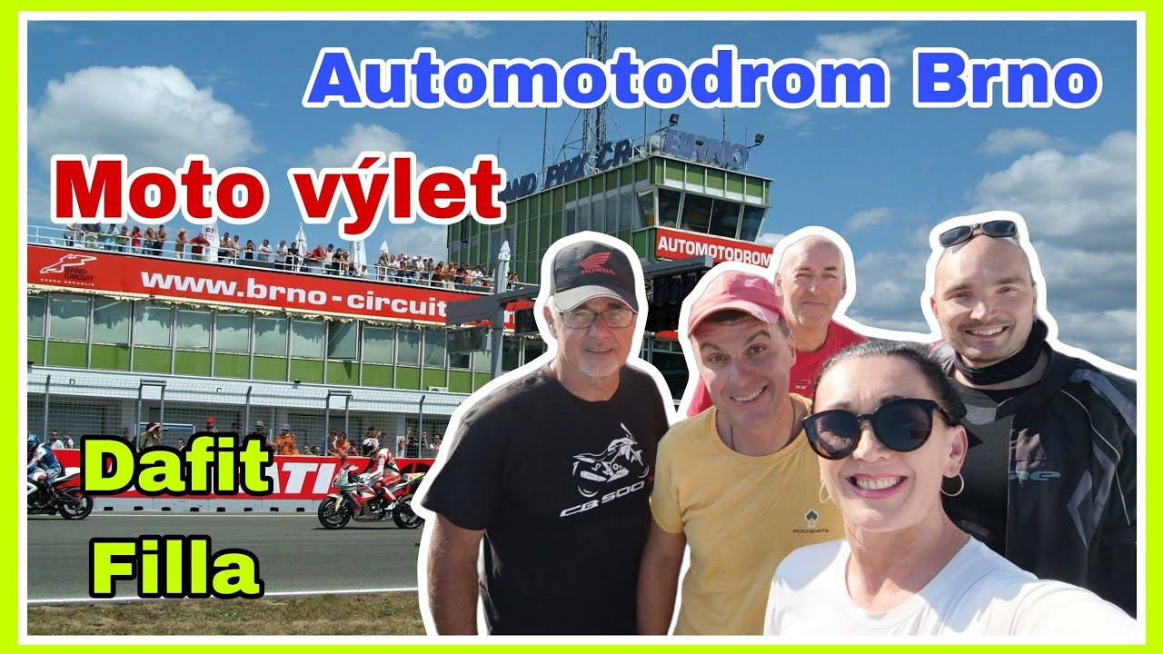 Moto výlet Automotodrom Brno Dafit Filla