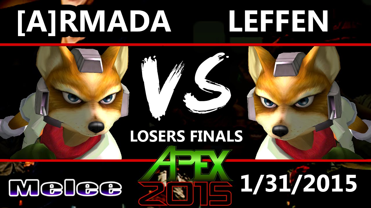 Apex 2015 - Armada (Fox) Vs. Leffen (Fox) - Losers Finals - SSBM