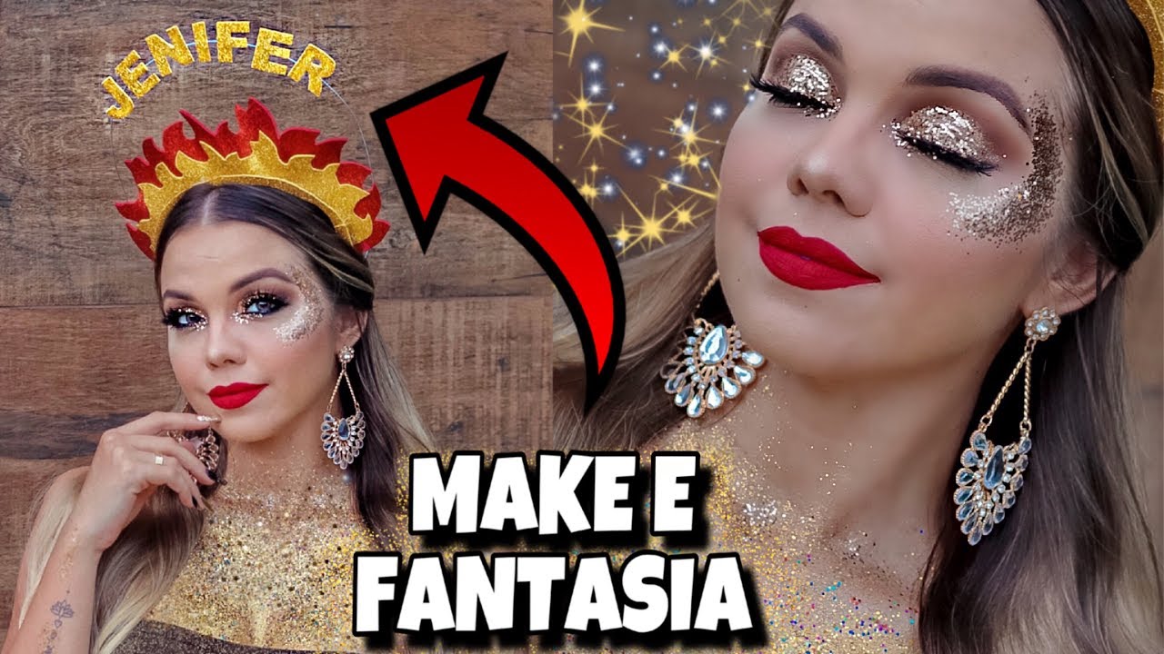VIREI A JENIFER! Maquiagem e Fantasia para o Carnaval 2019