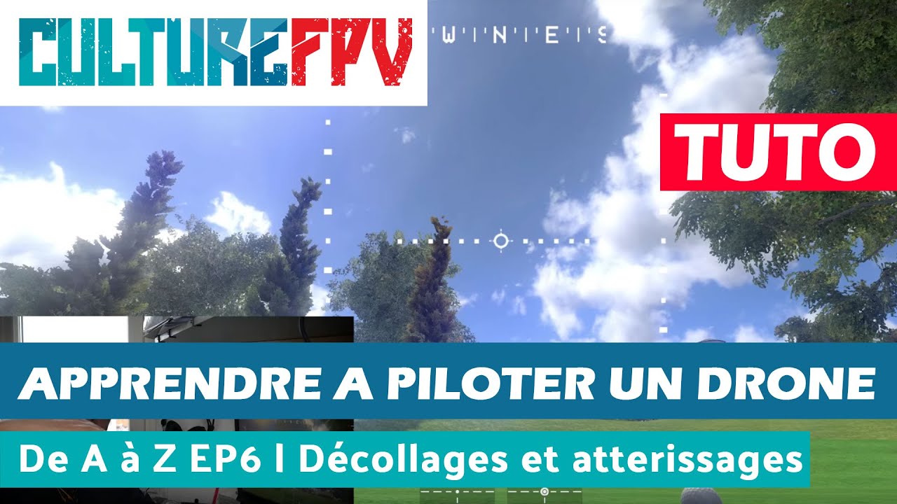 Apprendre à piloter un drone de A à Z | EP6 décollage et atterrissage