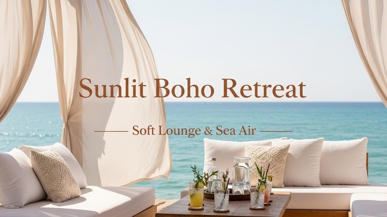 Sunlit Boho Retreat ☀️🌊 - Soft Lounge & Sea Air