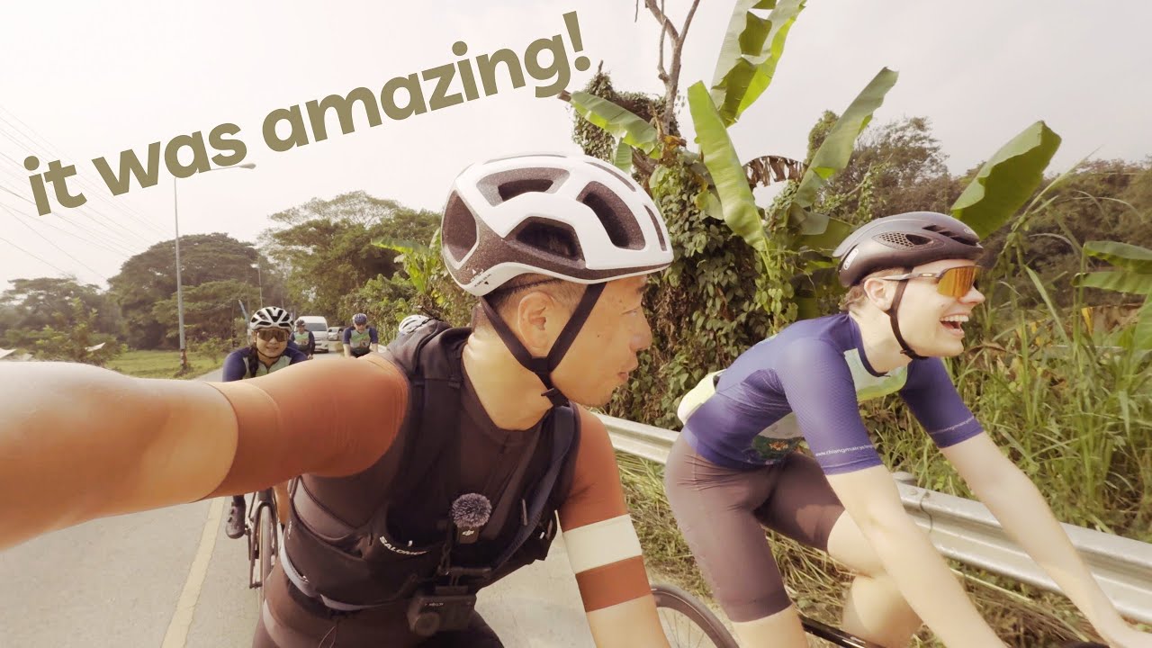 I joined a cycle tour in Thailand