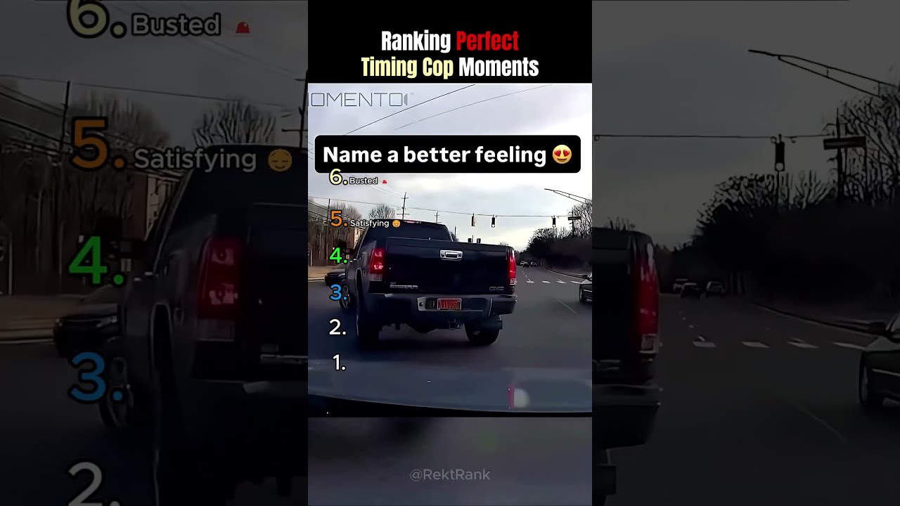 Ranking The Best Perfect Timing Cop Moments