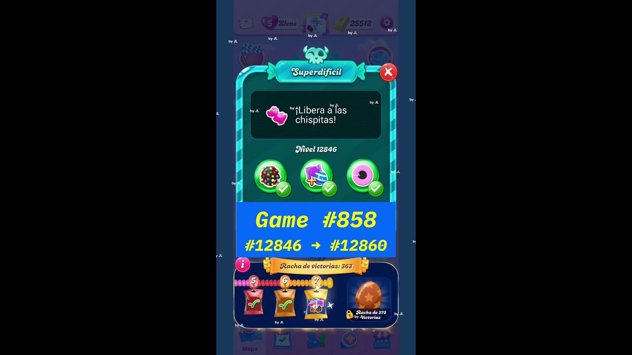 Game #858 - Levels #12846 ➡️ #12860 - Full Game Android -📱- Candy Crush Saga 2026