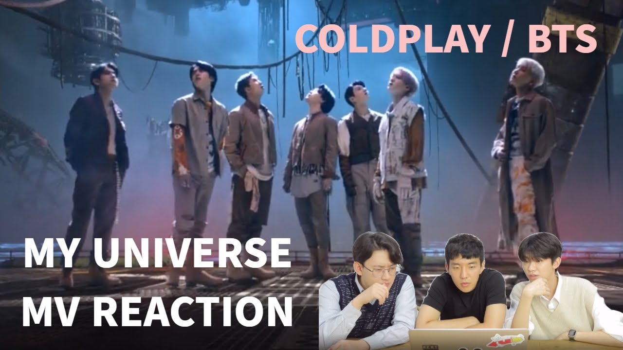 korean mv reaction to my universe  ! korean react to my universe !🔥 (Talk less version)