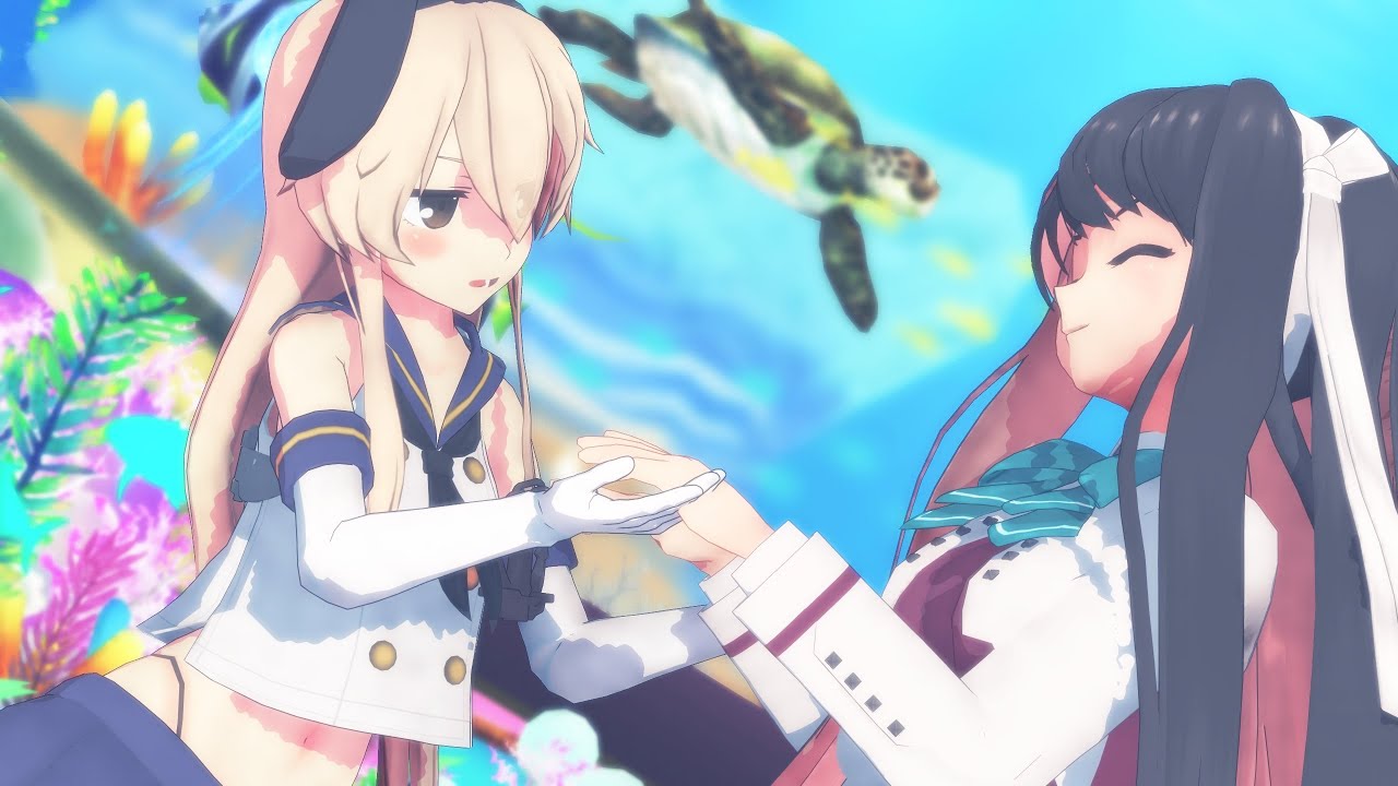 【MMD艦これ】『ニア/Near』by 島風＆長波【1440p】