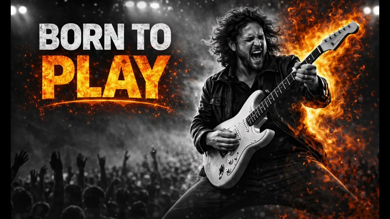 Born To Play 🔥 Blues Rock Guitar Anthem | Powerful Guitar Solo & Live Energy