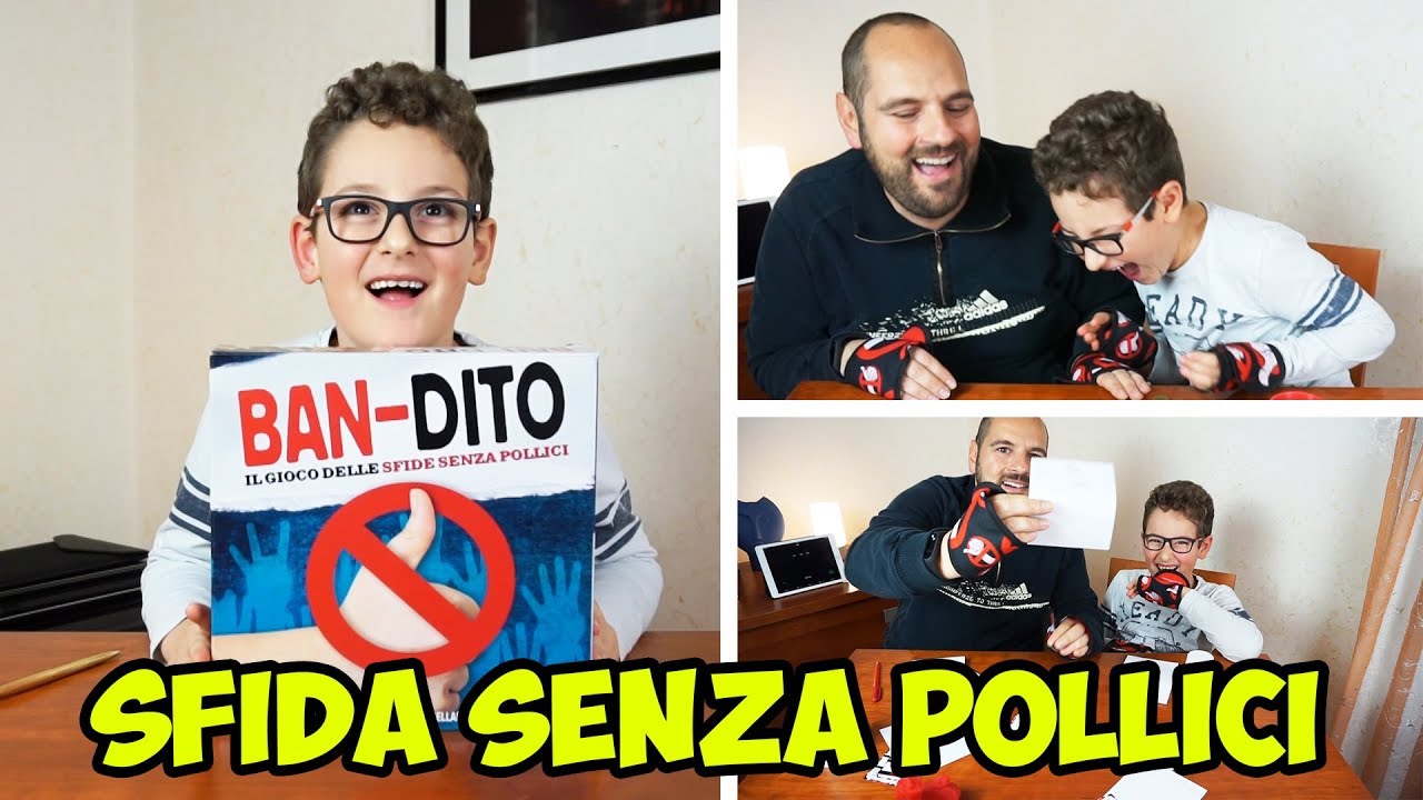 Sfida a BAN-DITO il gioco dove usare i pollici &egrave; vietato