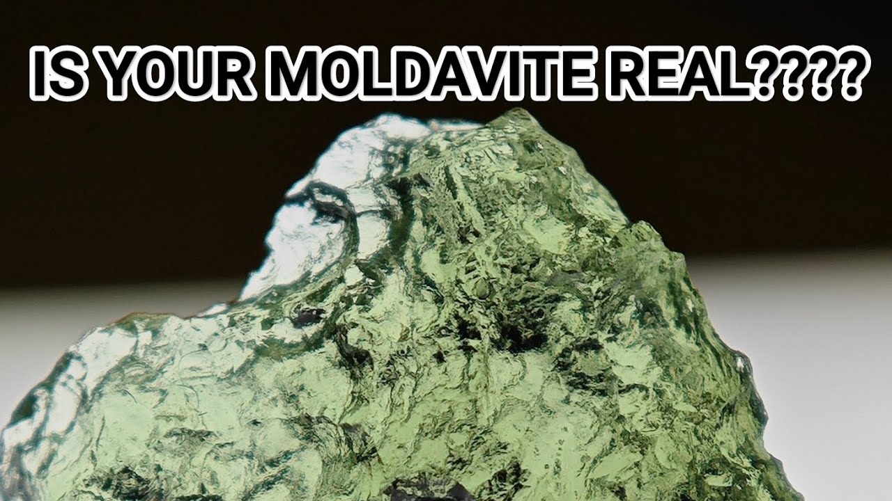 The best way to check if Moldavite is real or fake! using specific gravity
