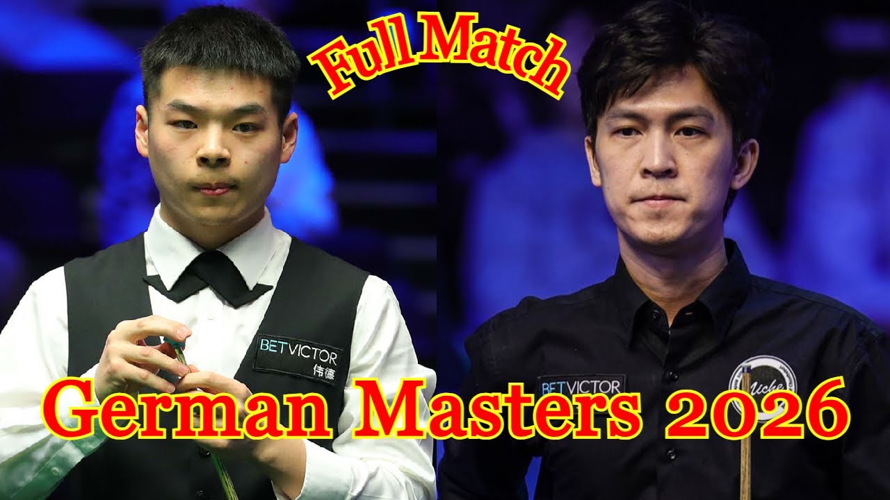 Thepchaiya Un-Nooh เทพไชยา อุ่นหนู vs Pang Junxu Full Match German Masters 2026 Snooker