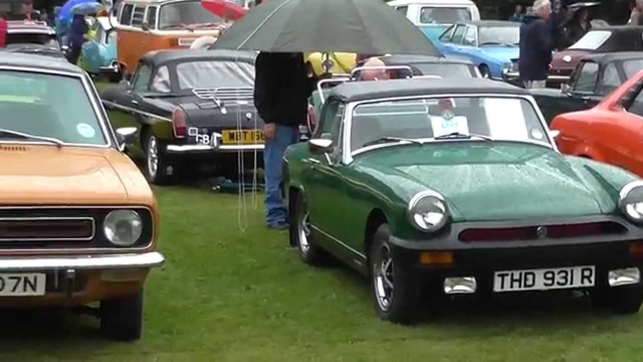 Hebden Bridge UK vintage car show Saturday 2nd August 2014