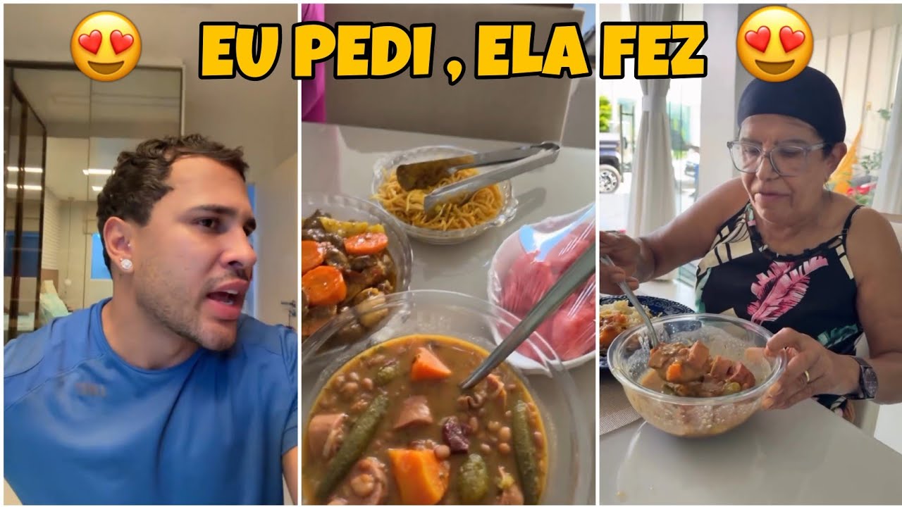 💥 LUCAS FOI ALMOÇAR NA CASA DE DONA MARIA