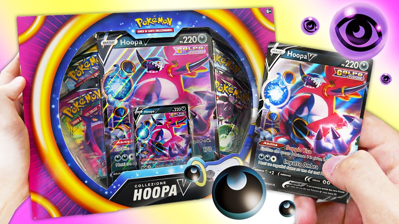*DUE TIPI IN UNO!* APRO LA NUOVA COLLEZIONE DI HOOPA-V! - Pokemon TCG Collezione Hoopa-V