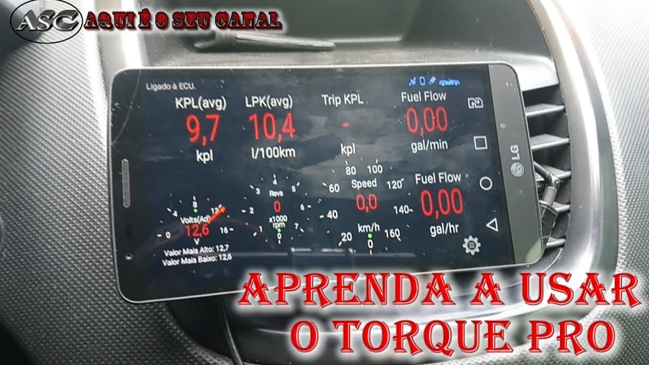 Configurações App Torque Pro