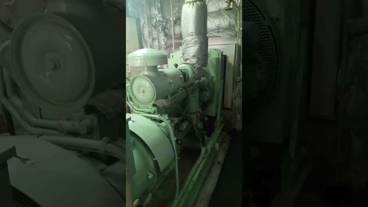 Ship emergency generator 