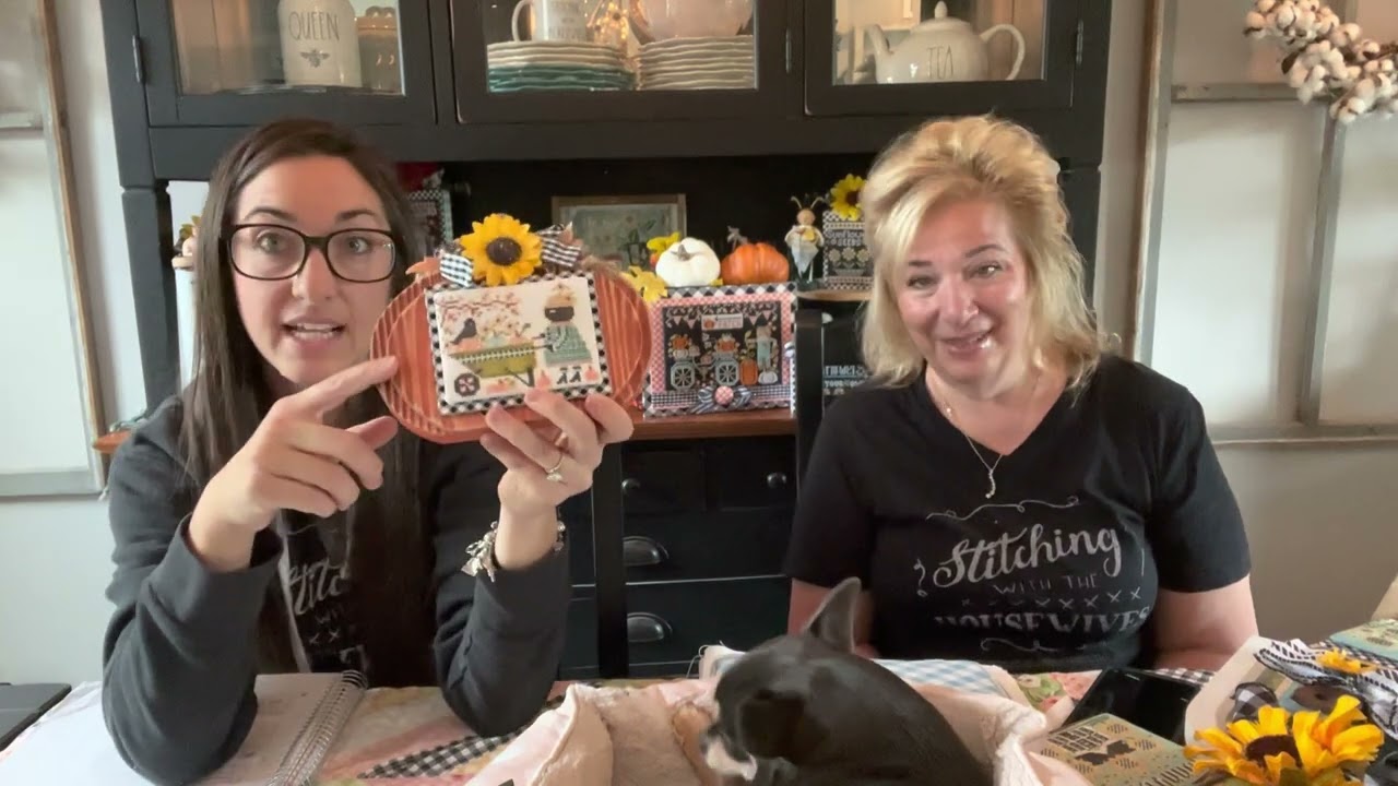 Flosstube #263: Присцилла и Челси — настоящие домохозяйки вышивки крестиком