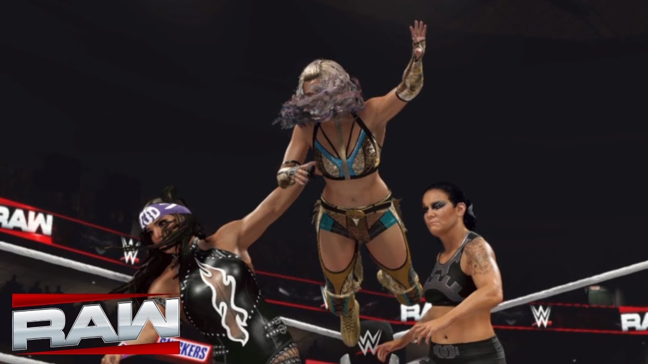 WWE 2K25 RAW MITB QUALIFYING MATCH - GIULIA VS RAQUEL RODRIGUEZ VS SHAYNA BASZLER