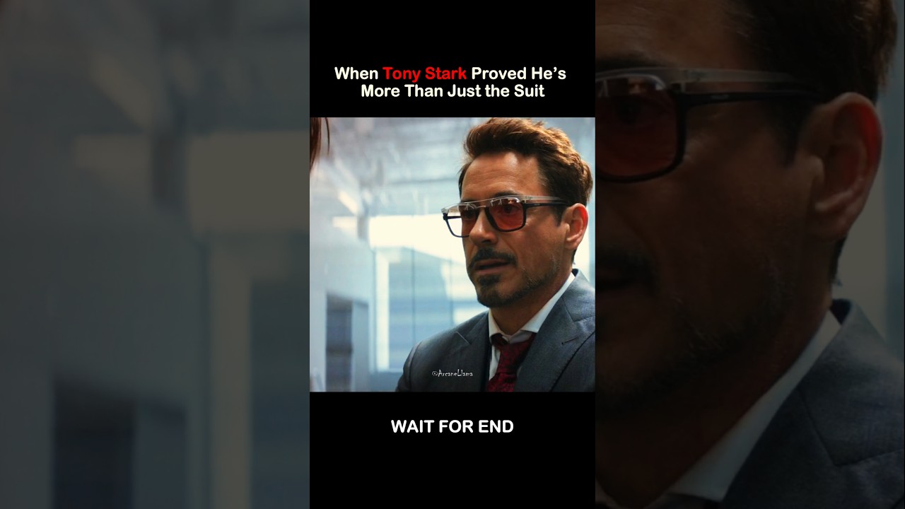 Even Tony Himself Was Shocked ⚡💀 #actionmovies #marvel #movie #shorts #mcu #tonystark #ironman #aura