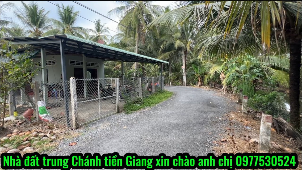 T.3160 mặt tiền đường nhựa khu dân đông đúc thổ cư thích hợp nghỉ dưỡng kinh doanh gần thị trấn 2 km