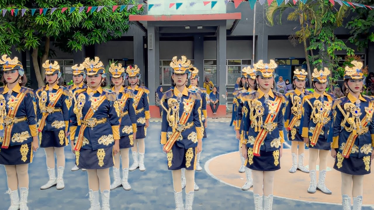 JUARA HARAPAN UTAMA 1 PASKIBRA SMPN 1 PAMEUNGPEUK LKBB GAPATAR COMPETITION