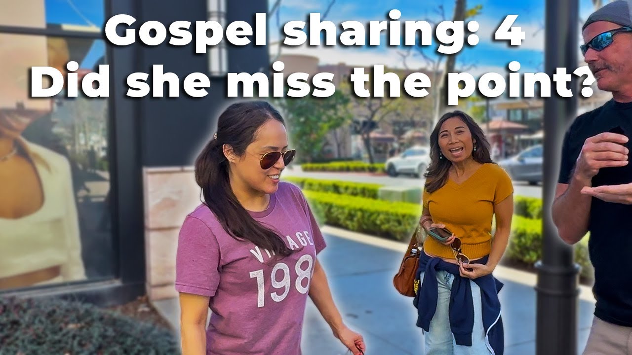 She was just out shopping and we engaged her with the Gospel. How did she respond?