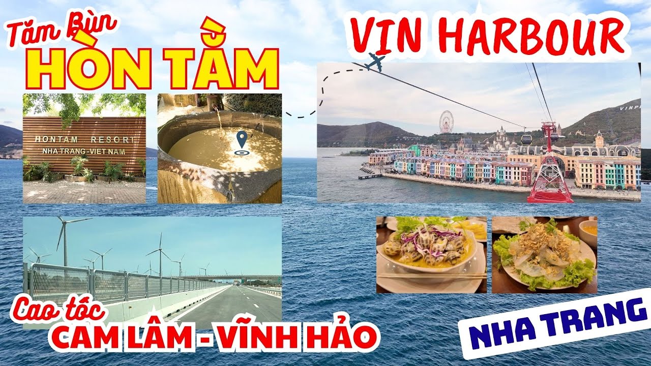 Khu Du Lịch Vinperland Nha Trang 2024 | Tắm Bùn Hòn Tằm | VIN HARBOUR | Cao tốc CAM LÂM - VĨNH HẢO