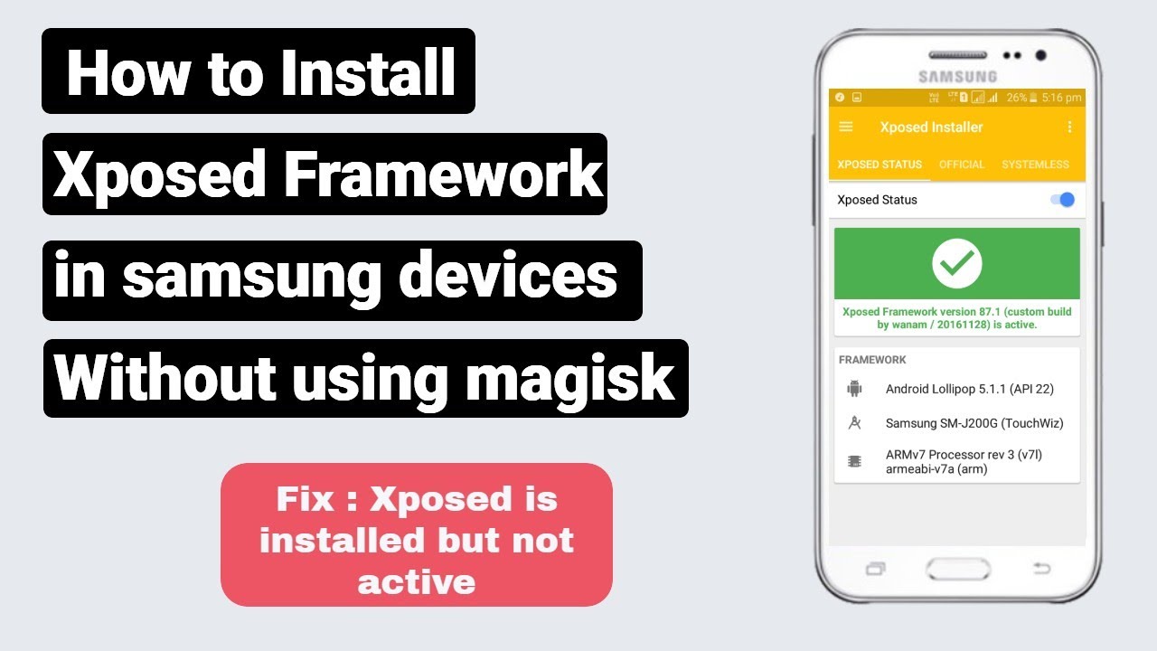 Как установить Xposed Framework на любое устройство Samsung