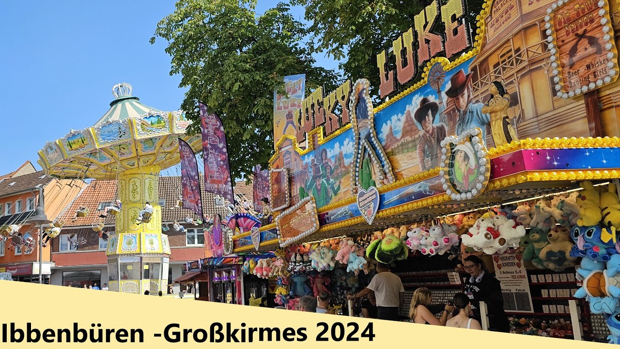 Ibbenb&uuml;ren - Gro&szlig;kirmes 2024 - gr&ouml;&szlig;tes Volksfest im Tecklenburger Land