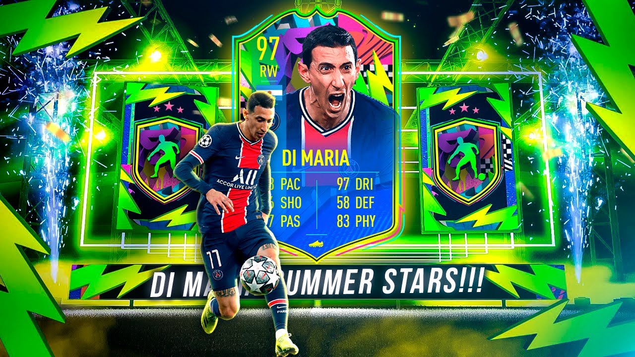 ELE &Eacute; INSANO de BOM! CARTA ABSURDA do DI MAGIA | DI MARIA 97 SUMMER STARS | PLAYER REVIEW #FIFA21 UT