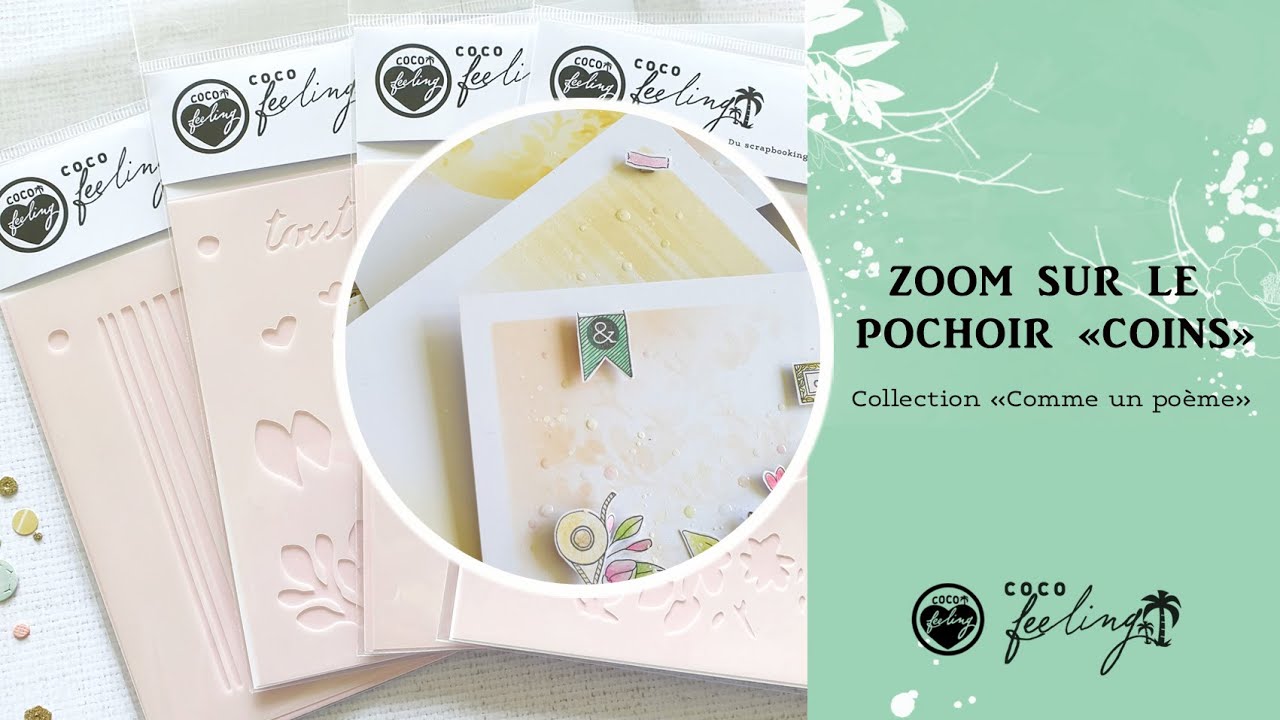 Zoom sur le pochoir "Coins"