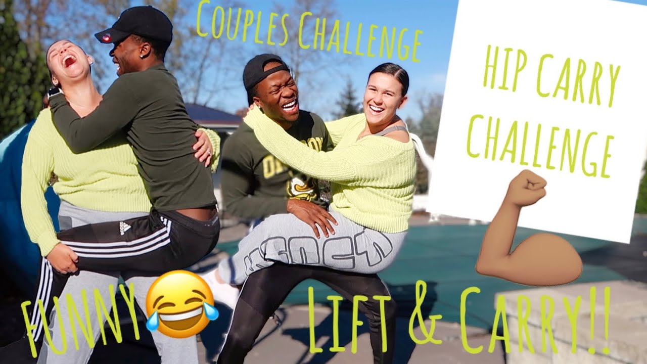 HIP CARRY CHALLENGE COUPLES EDITION **LIFT AND CARRY** 🏋🏾‍♂️💪🏽🏋🏼‍♀️