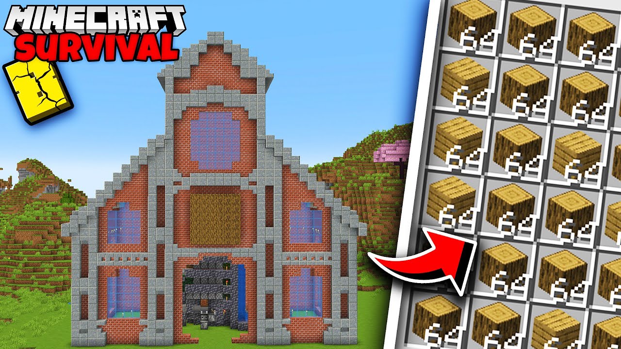 Minecraft Survival&rsquo;da ODUN FARMI Yaptım‼️