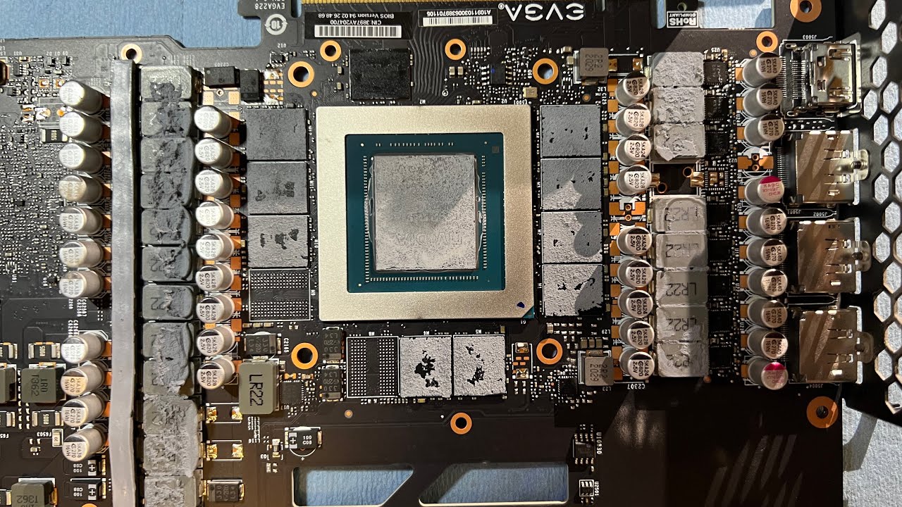EVGA 3080ti FTW3 thermal pad replacement