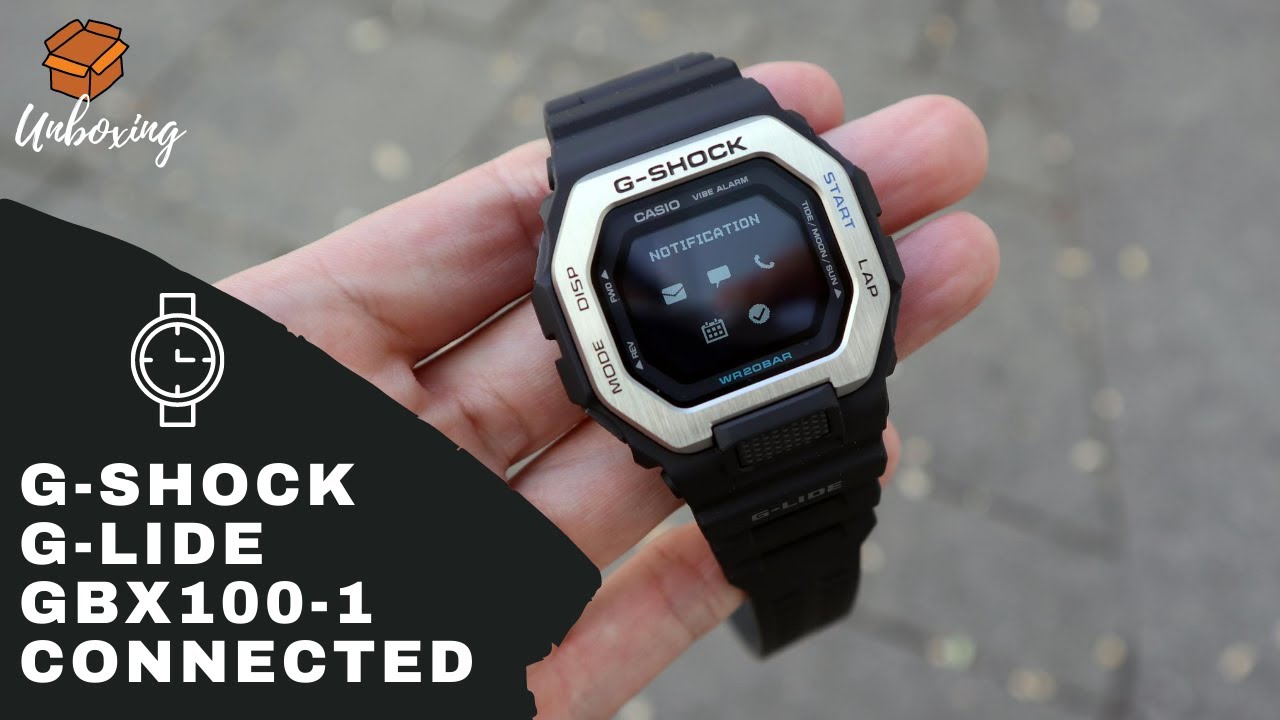 Unboxing 2020 newest G-Shock G-Lide Tide Connected GBX100-1