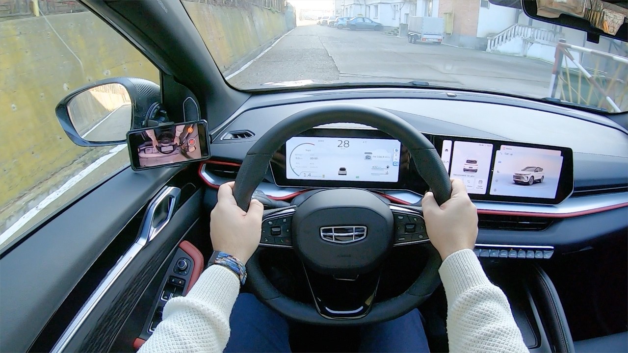 Geely Coolray 2025 (1.5 TD 172 hp DCT7) POV Test Drive