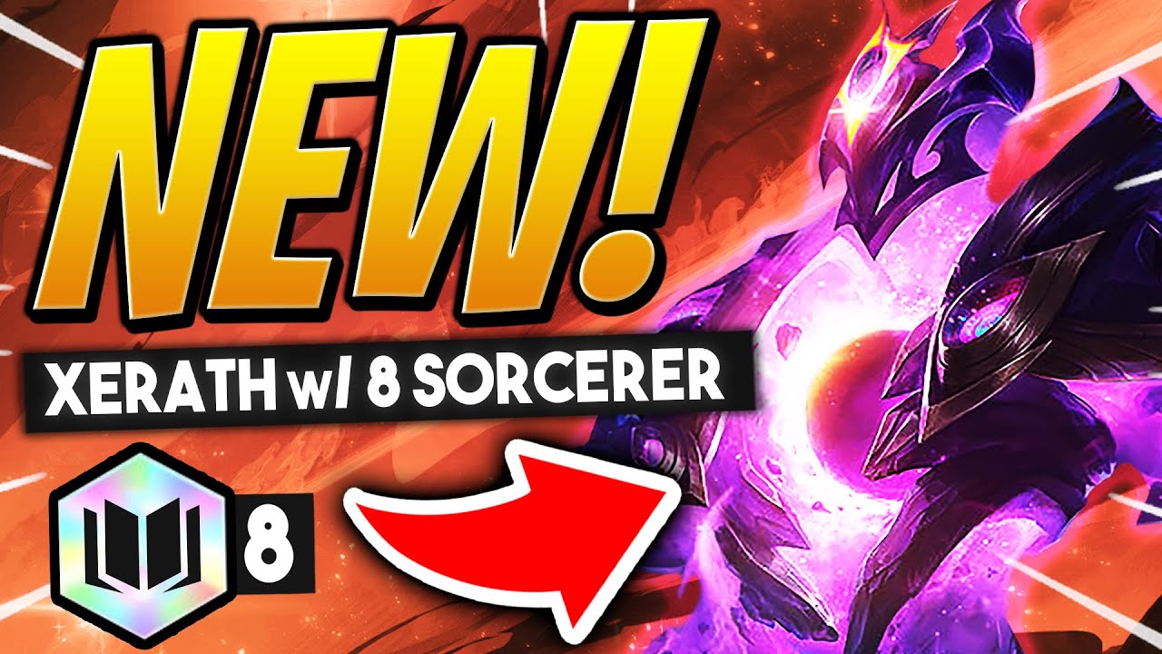 NEW 5 COST UNIT XERATH w/ 8 SORCERERS! | TFT Galaxies | Teamfight Tactics Set 3 | League of Legends