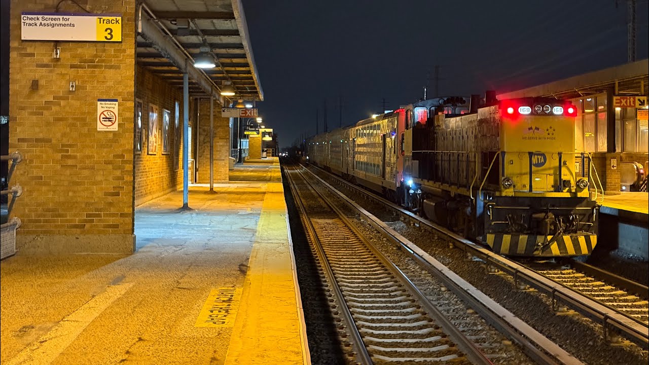LIRR rescue move at Floral Park with couple up