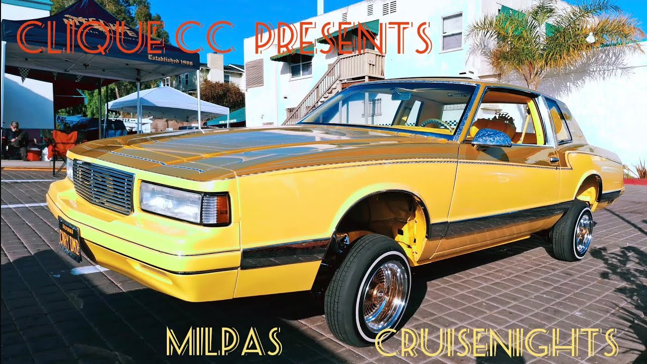 Milpas St 2nd Annual Cruise Nights Clique CC #lowrider #classic #lowriderlifestyle #classiccar