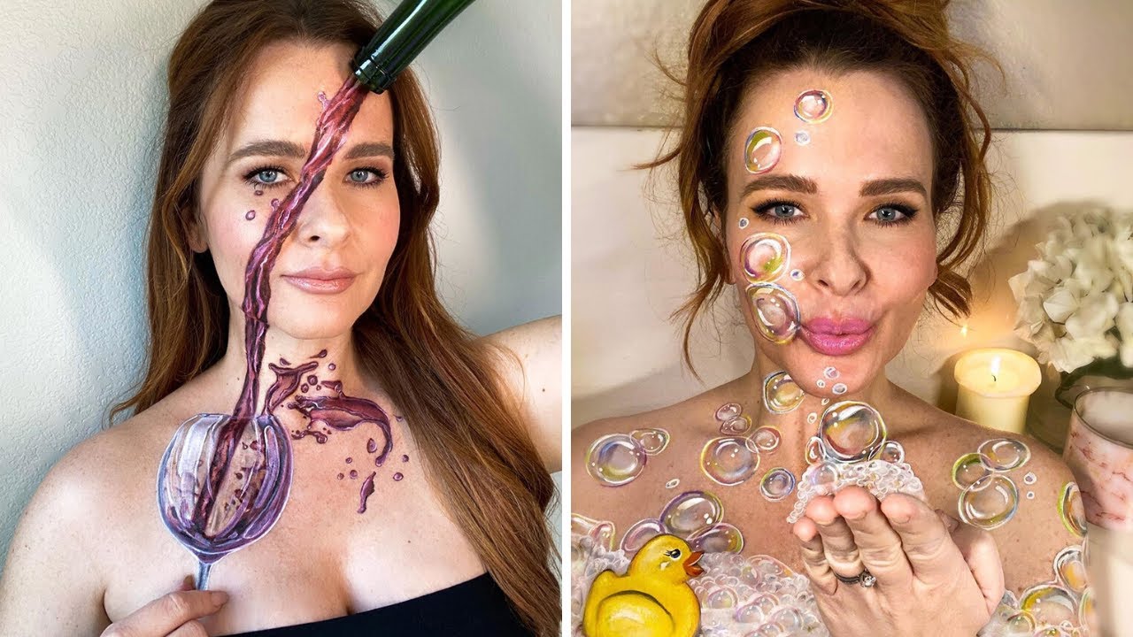 Phoenix makeup artist creates 3D paintings