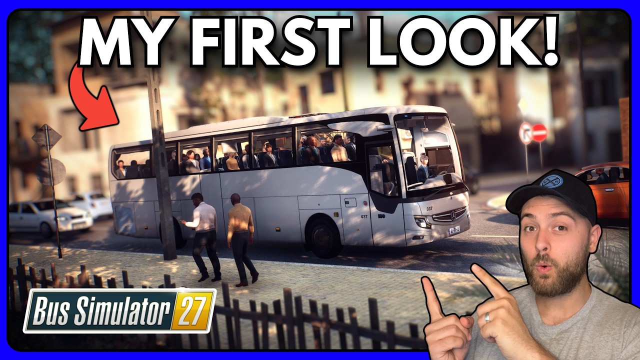 ПЕРВЫЙ ВЗГЛЯД на Bus Simulator 27! | Геймплей в раннем доступе, режим &laquo;песочница&raquo; и многое другое!
