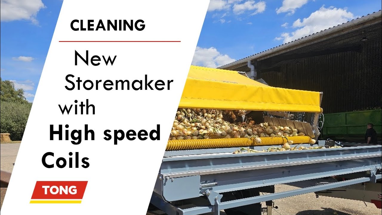 NEW Tong Storemaker | Onion cleaning with high speed coils 