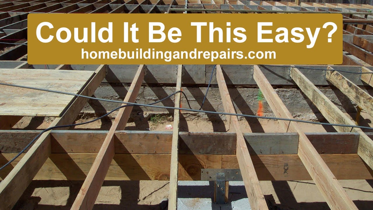 How To Calculate Construction Standard Lumber For Floor Joist Using Old Carpenter's Math Formula