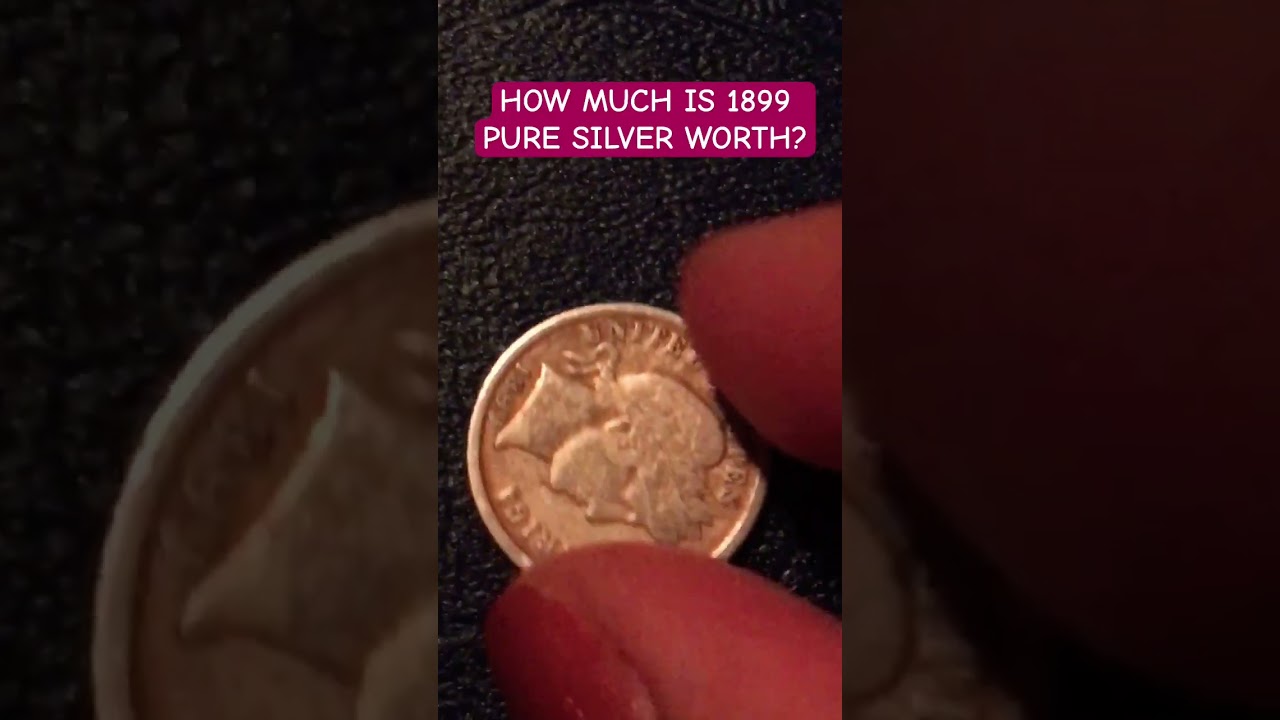 1899 PURE SILVER DIME #shorts #coins #silver #dime #coincollecting #youtubeshorts